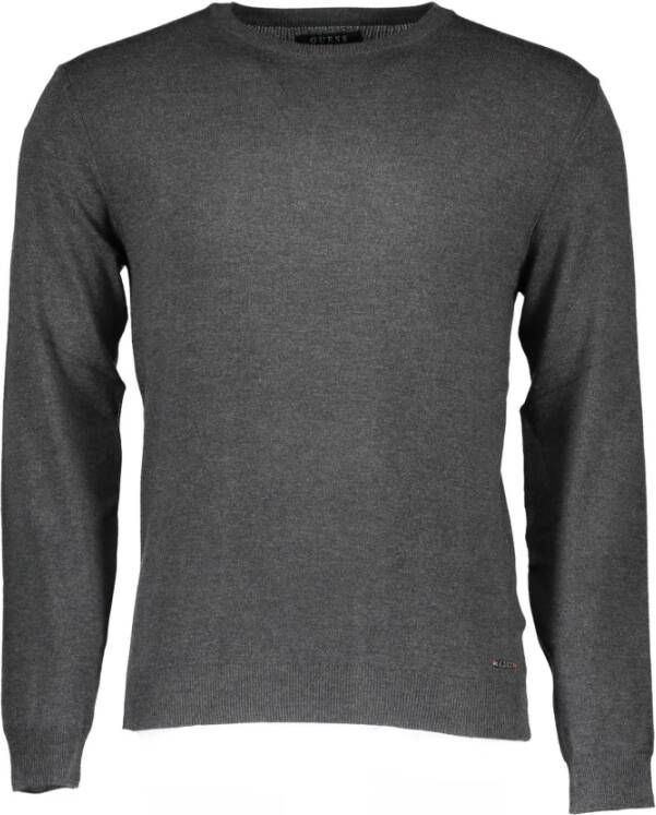 Guess Round-neck Knitwear Grijs Heren