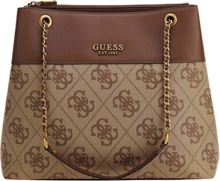 Guess Schoudertas Berta Brown Dames