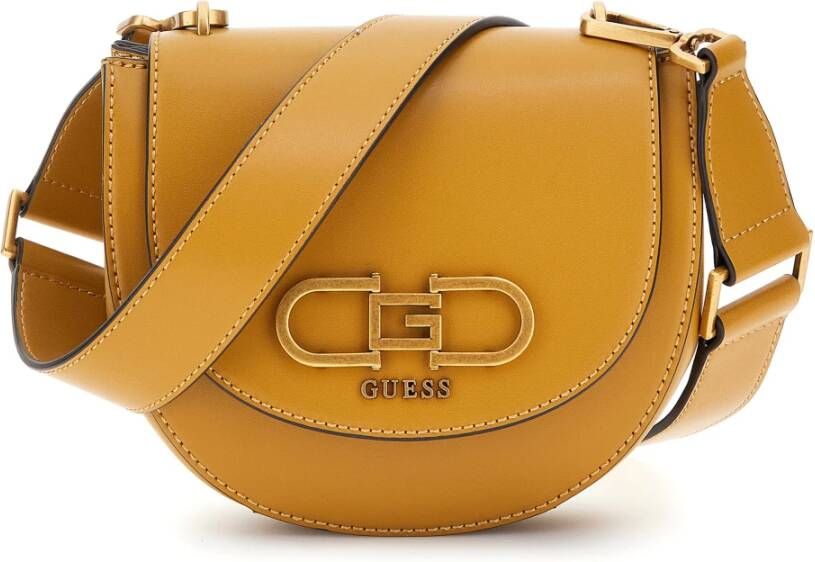 Guess Schoudertas voor vrouwen Stijlvol model Yellow Dames
