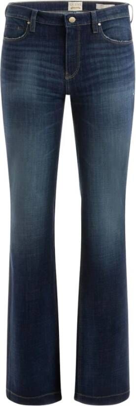 Guess Sexy Boot Flared Jeans Blauw Dames