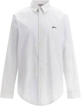 Guess Casual Overhemd White Heren