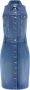 Guess Knielengte Jurk Blue Dames - Thumbnail 1