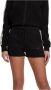 Guess Zwarte Lace-Up Atletische Shorts Black Dames - Thumbnail 1