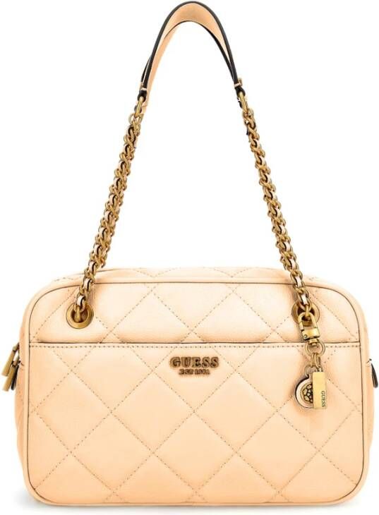 Guess Shoulder Bags Beige Dames