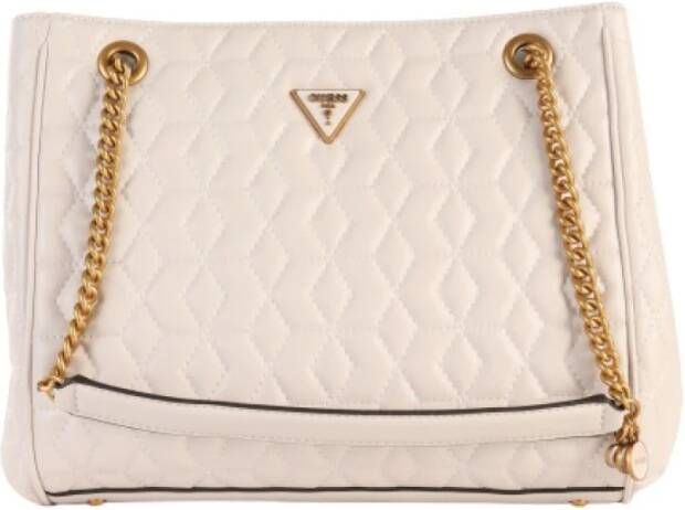 Guess Handtas Mode Stijl Elegant Trendy White Dames