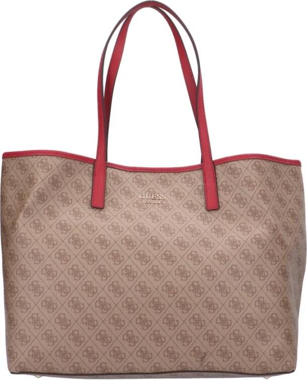 Guess Bruine Grote Tote Tas voor Vrouwen Brown Dames