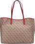 Guess Bruine Grote Tote Tas voor Vrouwen Brown Dames - Thumbnail 1