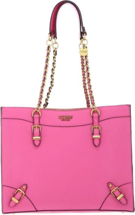 Guess Didi Society Tote Pink Dames