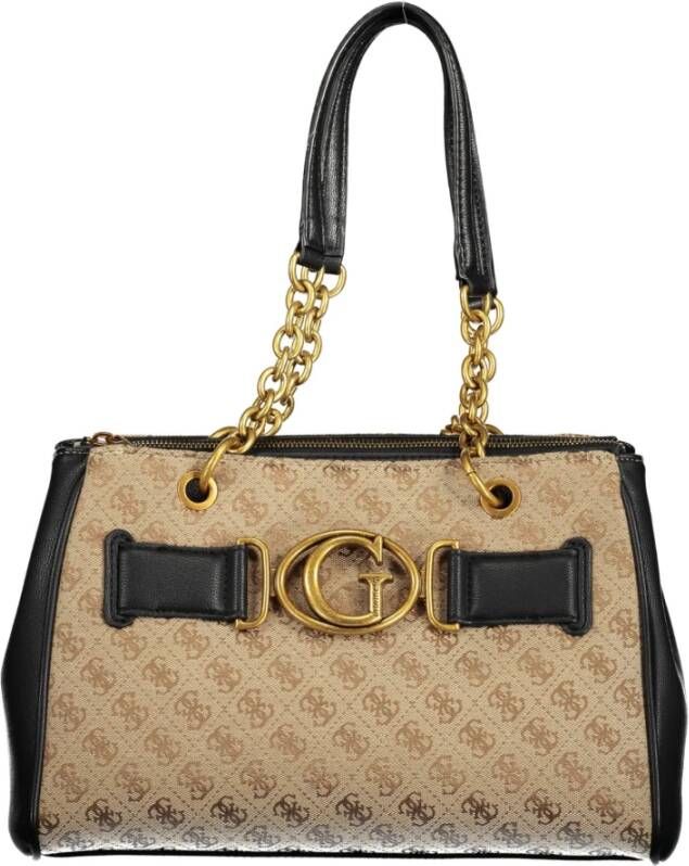 Guess Handtas met kettinghandvat en meerdere compartimenten Multicolor Dames