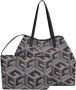 Guess Vikky Imitatieleren Tote Tas Black Dames - Thumbnail 1