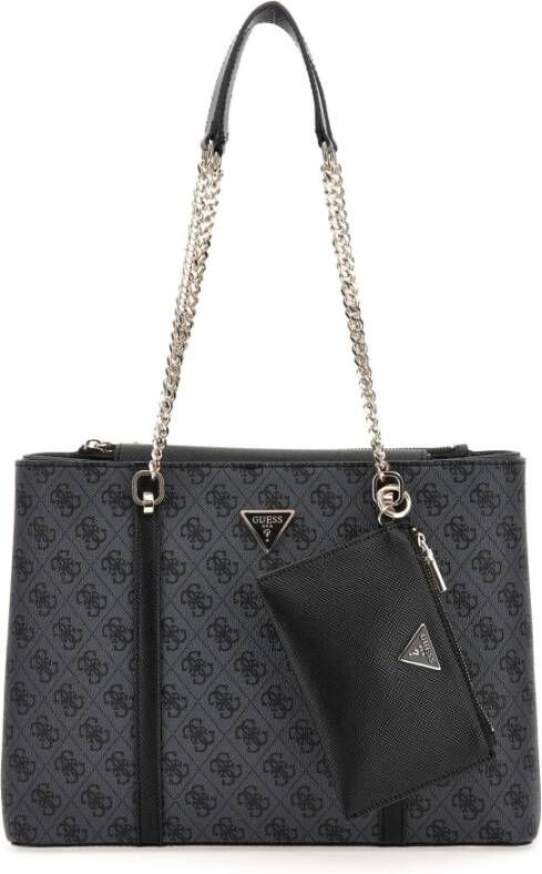 Guess Tote bag met hengsels in metallic model 'CRAIG'