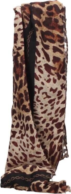 Guess Silky Scarves Bruin Dames