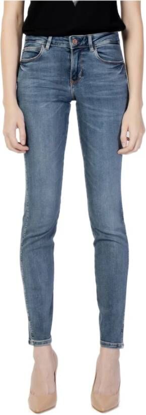 Guess Herfst Winter Collectie: Curve X Skinny Jeans Blauw Dames