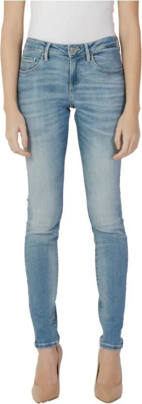 Guess Slim Fit Jeans Blauw Dames