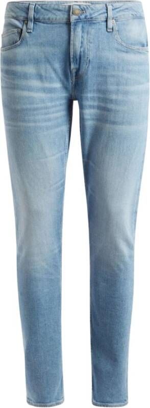 Guess Slim fit jeans Blauw Heren