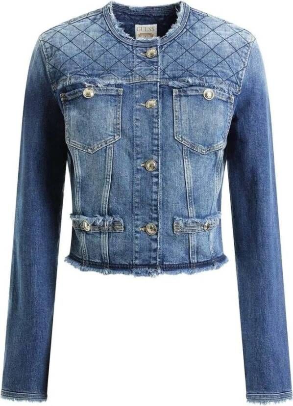 Guess Denim Jackets Blauw Dames