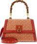 Guess Stephi Bamboo Crossbody Flap Oranje Tas Orange Dames - Thumbnail 1