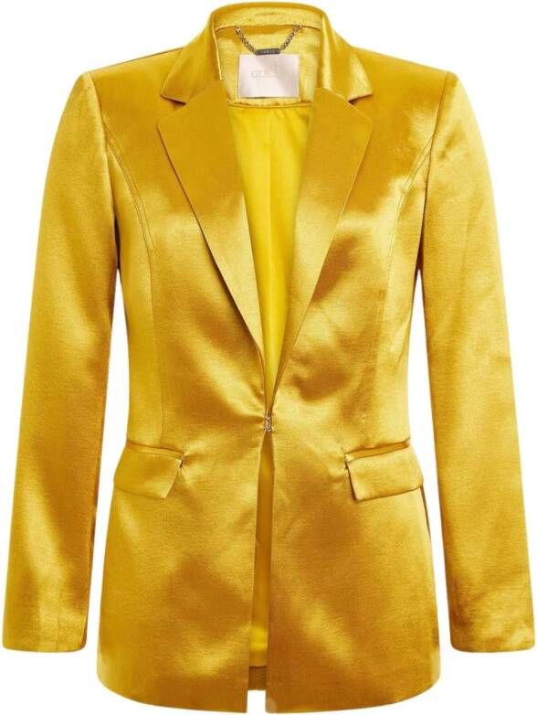Guess Stijlvolle Blazer Jas Geel Dames