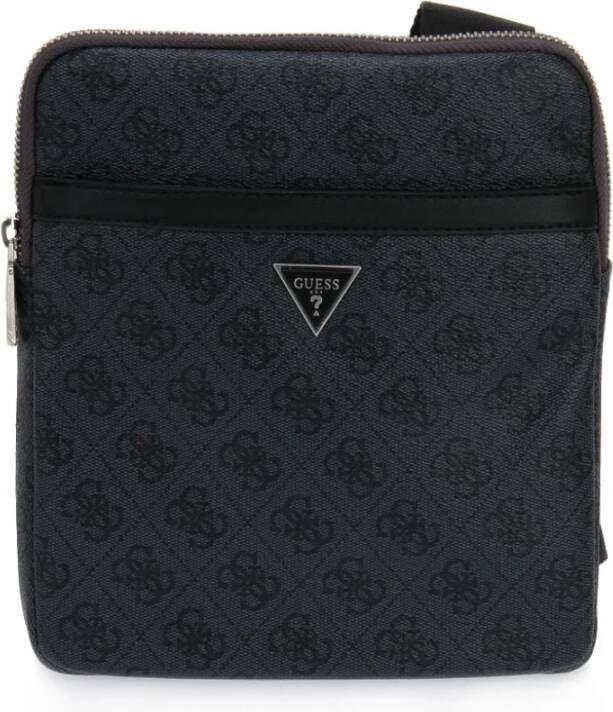 Guess Zwarte Schoudertas Vezzola Smart Crossbody Flat - Foto 5