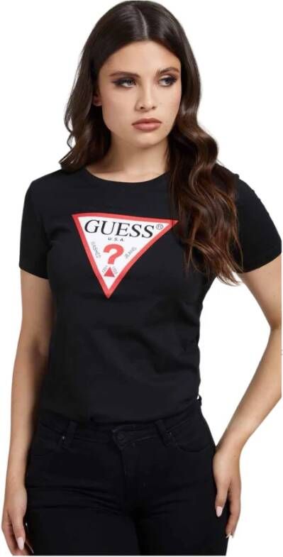 Guess Stijlvolle Dames T-Shirt Zwart Dames