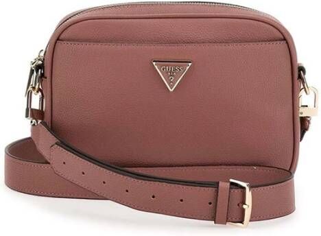 Guess Stijlvolle Eco Leren Schoudertas Bruin Dames