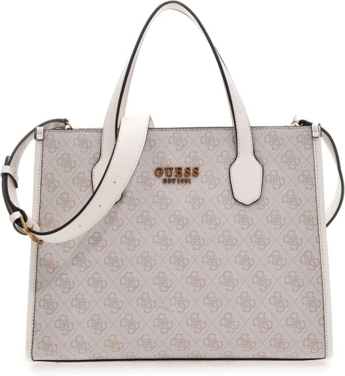 Guess Stijlvolle Schoudertas Beige Dames