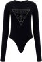 Guess Stijlvolle Zwarte Dames Bodysuit met Lange Mouwen Zwart Dames - Thumbnail 1