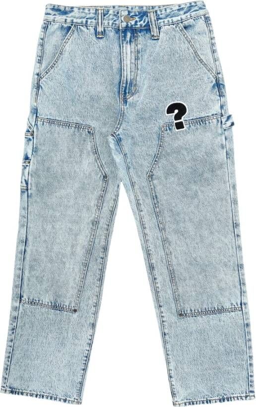 Guess Straight Jeans Blauw Heren