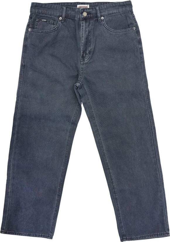 Guess Straight Jeans Blauw Heren