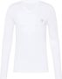 Guess Stretch Eco-Vriendelijk V-Hals T-Shirt Wit White Heren - Thumbnail 1