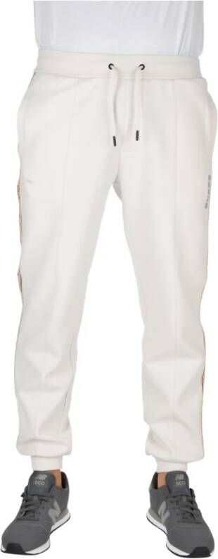 Guess Sweatpants Ivory Beige Heren