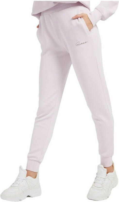 Guess Effie Jogger Lange broek Pink Dames