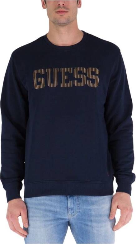 Guess Sweatshirt Beau Blauw Heren - Foto 2