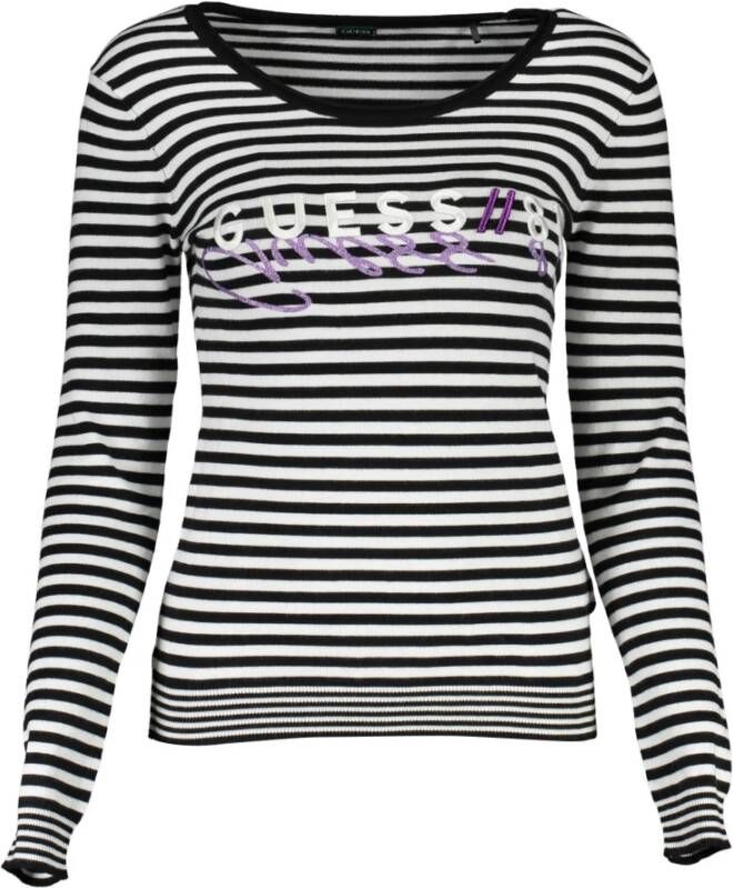 Guess Zwarte dames shirt met lange mouwen Zwart Dames