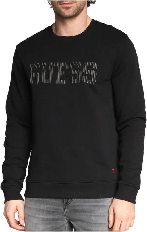 Guess Sweatshirt Zwart Heren