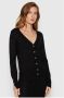 Guess Viscose Blend Cardigan voor Dames Black Dames - Thumbnail 2