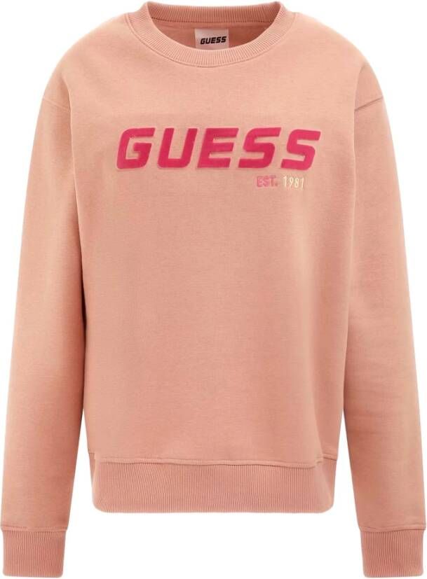Guess Sweatshirt met labeldetail model 'ALLANIS'
