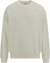 Guess Crèmekleurige Sweater met Verhoogd Aldwin Logo Beige Heren - Thumbnail 3
