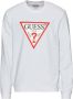 Guess Audley Sweatshirt White Heren - Thumbnail 1