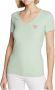 Guess T-shirt Groen Dames - Thumbnail 2