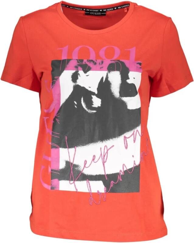 Guess T-shirt Rood Dames