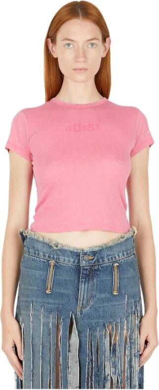 Guess T-shirt Roze Dames