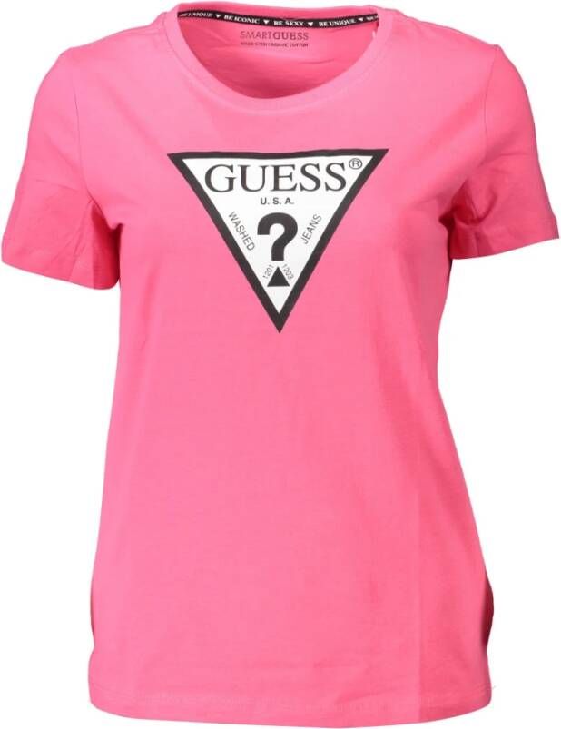 Guess T-shirt Roze Dames