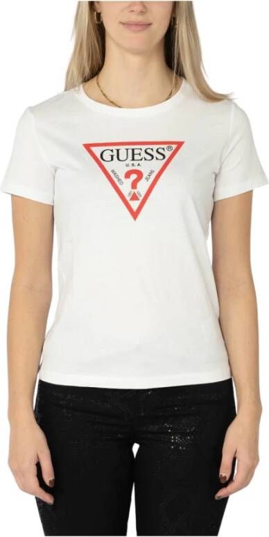 Guess T-shirt White Dames