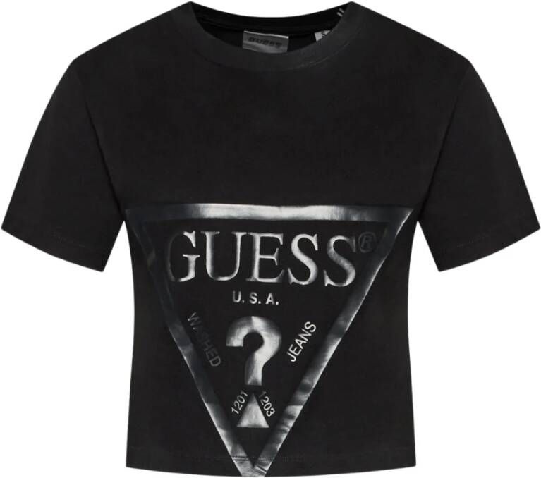 Guess Activewear Boxy fit T-shirt met logo model 'Adele'