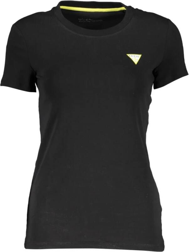 Guess T-shirt Zwart Dames