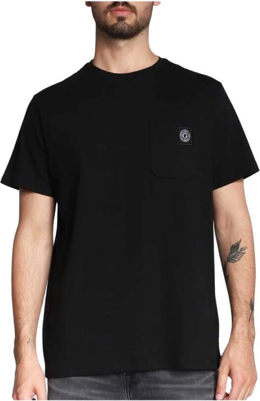 Guess T-shirt Zwart Heren