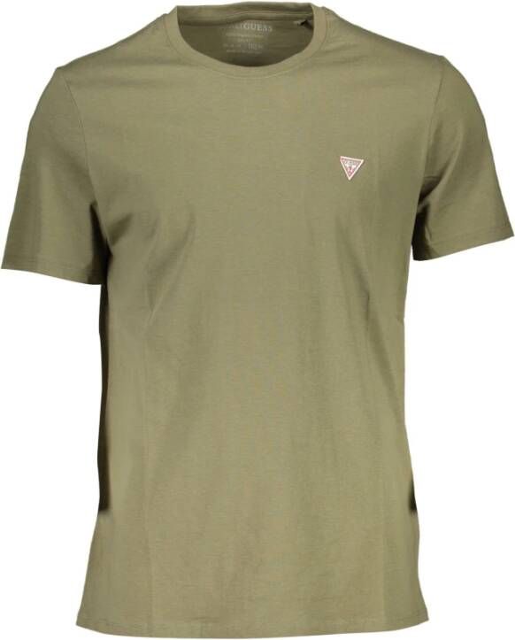 Guess T-Shirts Groen Heren