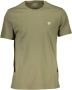 Guess Groen Katoenen T-Shirt Green Heren - Thumbnail 1