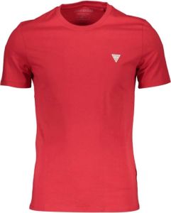 Guess T-Shirts Rood Heren